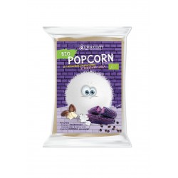 Popcorn Z Niebieskiej Kukurydzy Z Masłem Shea I Solą Do Przygotowania W Mikrofalówce Bio 100g - Popcrop