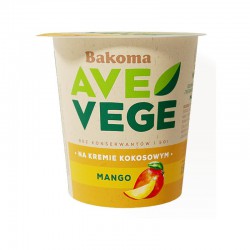 Ave Vege Roślinny Produkt Kokosowy Mango 150g Bakoma