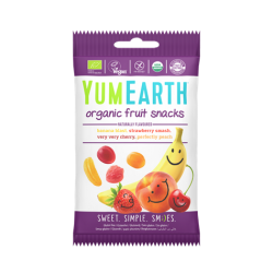 Żelki Fruit Snacks bez żelatyny BIO 50 g Yum Earth